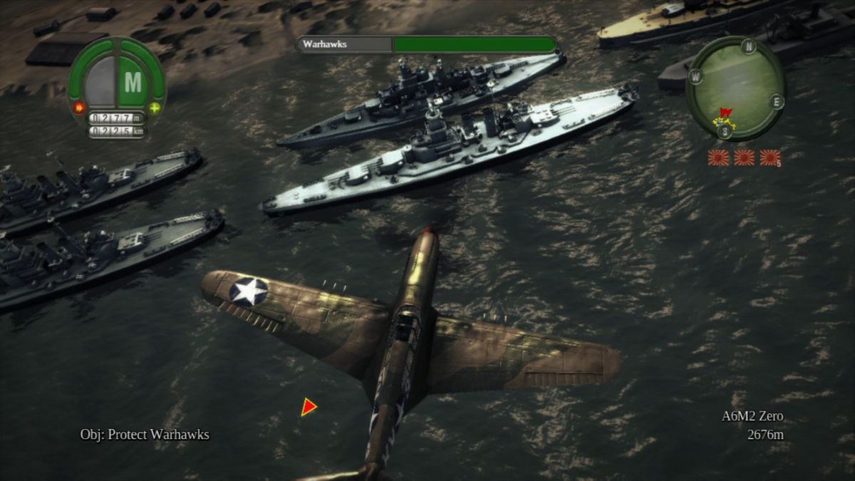 Damage Inc. Pacific Squadron WWII screenshot 2 for Xbox 360